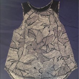 lulu lemon limited edition printed tank